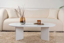Emob Zweite Chance Ovaler Couchtisch Sable - 119x60x40cm -